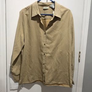 Tan sag harbor button long-sleeve